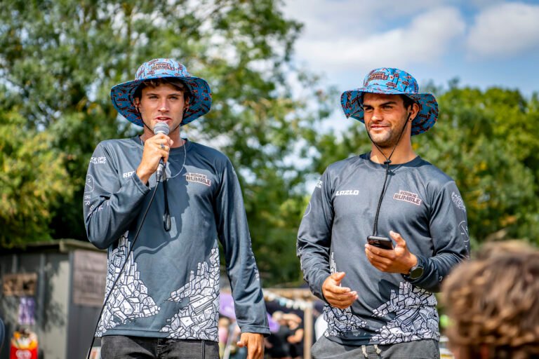 Ryan and Liam Peacock Rider's Briefing Rookie Rumble Cable Wakeboarding Competition Box End Park 2024